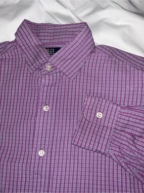 Ralph Lauren Purple Plaid Dress Shirt